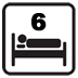 6 Bed