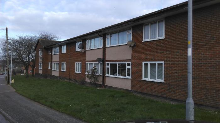 Illustration of a front view